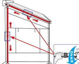 Fiamma Front and side panels for Caravanstore ZIP XL 280 - 8581 | Stahlor image 2