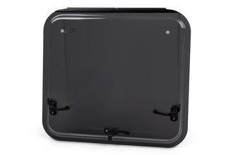 Carbest Replacement Window for 31892, Acrylic Glass with Locking Latch and Metal Strip