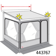 Fiamma Erweiterungsset Frontteil für Markisenvorzelt Privacy Room - - 436634 | Stahlor image 2