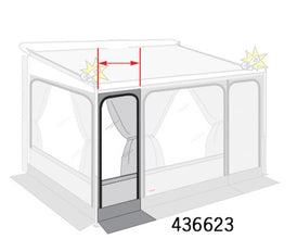 Fiamma Erweiterungsset Frontteil für Markisenvorzelt Privacy Room - - 436634 | Stahlor image 4