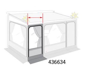 Fiamma Erweiterungsset Frontteil für Markisenvorzelt Privacy Room - - 436634 | Stahlor image 5