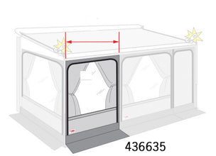 Fiamma Erweiterungsset Frontteil für Markisenvorzelt Privacy Room - - 436634 | Stahlor image 6