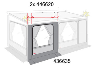 Fiamma Erweiterungsset Frontteil für Markisenvorzelt Privacy Room - - 436634 | Stahlor image 7