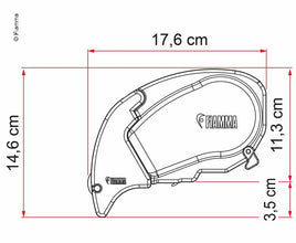 Fiamma roof awning F65L - for large vehicles and awning awnings - 436534 | Stahlor image 2