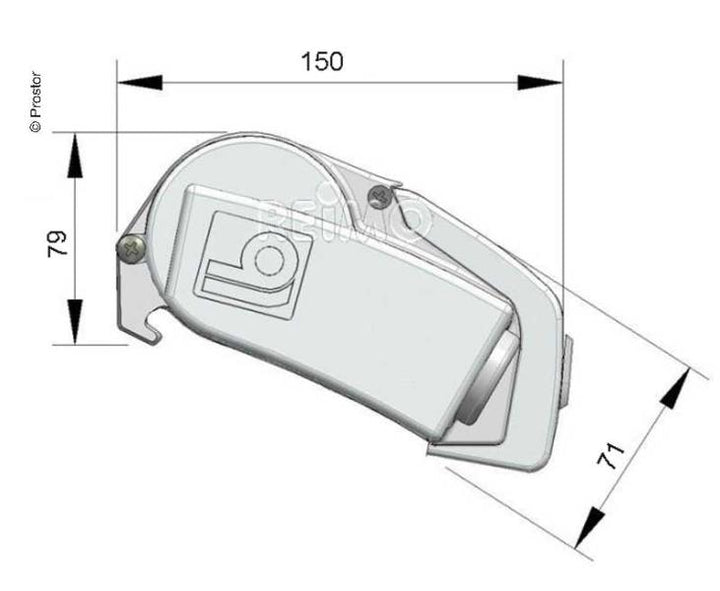 Prostor 350 - Roof awning for vans / motorhomes
