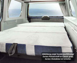 Reimo Rock and Roll Bed VW T6/T5 CityVan, Variotech 3000 Size 14, 1305 mm, Austin T5, 2 Heat Exchangers, Right-Hand Drive - image 2