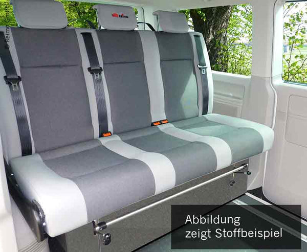 Reimo Rock and Roll Bed VW T6/T5, Variotech 3000 Size 14, 1305 mm, Austin T6, 2 Heat Exchangers, Left-Hand Drive