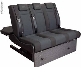 Reimo Fixed Rock and Roll Bed VW T6/T5 Variotech 3100 Size 14, 1305 mm, Leather, 2 Heat Exchangers, Left-Hand Drive