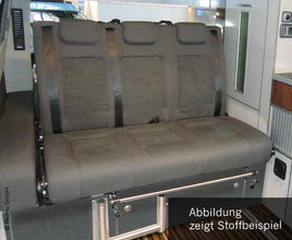 Reimo Rock and Roll Bed Variotech 3000 Size 10 for Ford Transit Custom SWB TrioStyle, Classic Gray