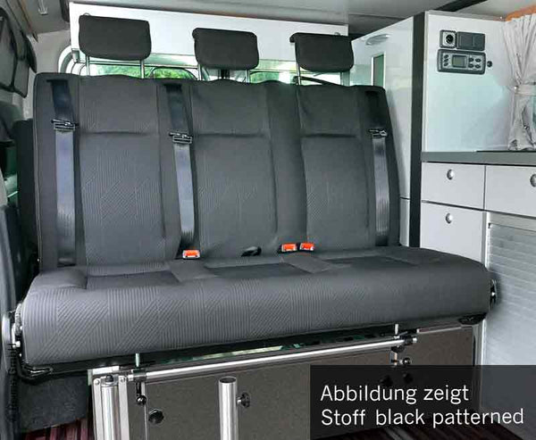 Reimo Rock and Roll Bed Renault Trafic / Opel Vivaro / Fiat Talento, Variotech 3000 Size 8, Classic Upholstery, 2 Heat Exchangers, Left-Hand Drive