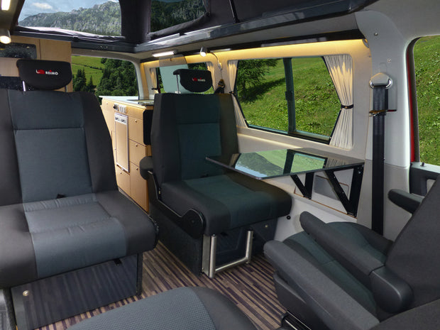 Reimo Variotech 1000 Single Seat / Sleeping Seat, Passenger Side, Austin T6 Upholstery