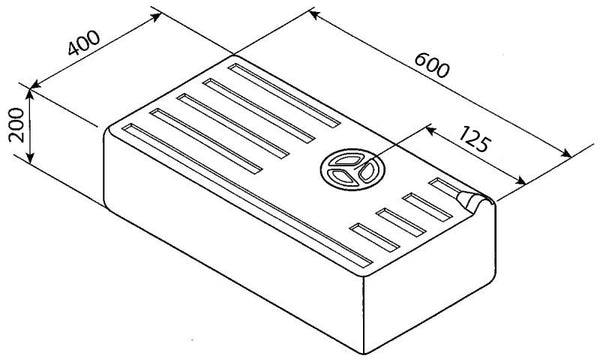 Reimo Water tank 47 / 78 liters - - 61116 | Stahlor image 1