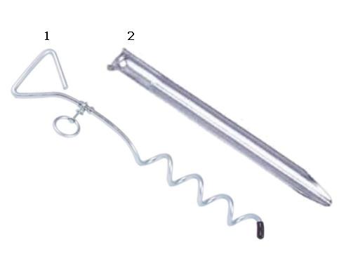 RTENT Tent peg - half round 10 pieces - - 90303 | Stahlor image 1