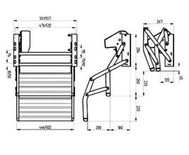 Thule Double step Omnistep aluminum - 12 V motorized entry step . - - 912091 | Stahlor image 2