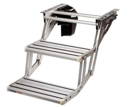 Thule Double step Omnistep aluminum - 12 V motorized entry step . - - 912091 | Stahlor image 1
