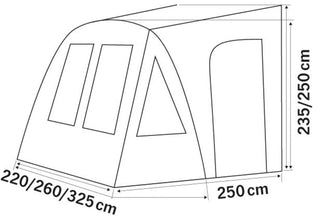Reimo Tent Technology Inflatable caravan partial tent ONE BEAM AIR - in 3 sizes - - 935399 | Stahlor image 19