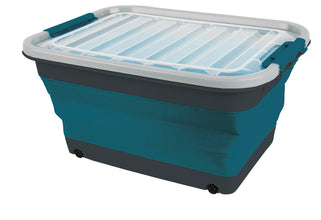 Camp4 Aufbewahrungsbox 30l faltbar mit Deckel u.Rollen - - 940293 | Stahlor image 2