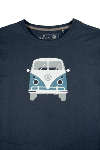 T-Shirt Herren "Bulli Front" VW, 100% Baumwolle