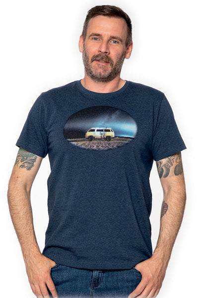 Reimo T-Shirt Herren VW, blau-melange, 100%Baumwolle - - 97307 | Stahlor image 1