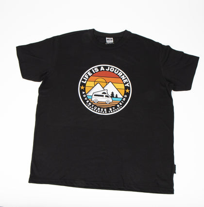 Reimo T-Shirt "Life Is a Journey", Men's, Size XXL