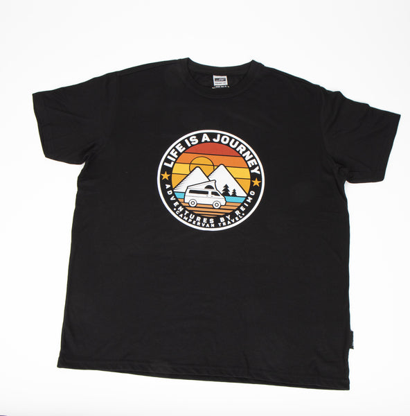 Reimo T-Shirt "Life Is a Journey", Men's, Size XXL