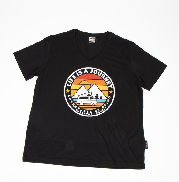 Reimo T-Shirt "Life Is a Journey", Women's, Size S