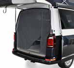 Horrex Rear Door Insect Screen for Mercedes Sprinter (2018+), H2/H3 – part no. 350458 (Reimo catalogue image, shown fitted to a VW Transporter)