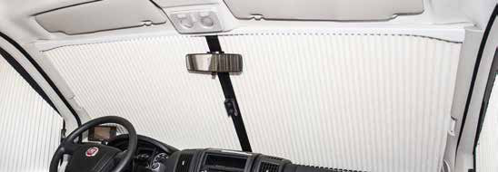 Frontsch.rollo Transit 18 – part no. 374140 (Reimo catalogue image, shown in Fiat Ducato)
