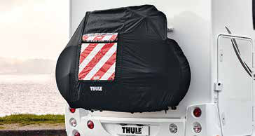 Hindermann Universal Blackline Bike Cover for up to 3 Bikes – part no. 442867 (Reimo catalogue image, shown on vehicle)