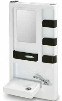 Solera Wall Bathroom Unit with Fold-Out Washbasin, 111 cm – part no. 642003 (Reimo catalogue image)